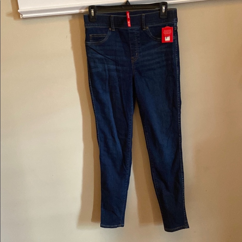 SPANX ankle skinny Jean midnight shade small